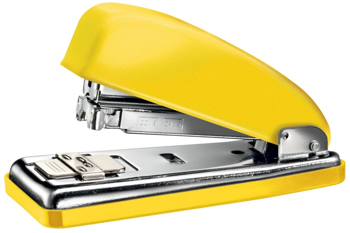 GRAPADORA PETRUS 226 CLASSIC WOW AMARILLO METALIZADO CAPACIDAD 30 HOJAS EN BLISTER
