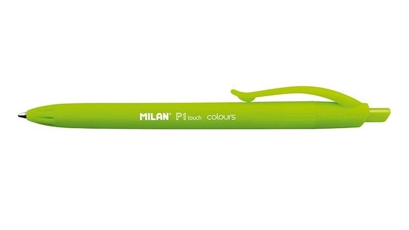 BOLIGRAFO MILAN P1 TOUCH COLOURS RETRACTIL 1 MM VERDE CLARO