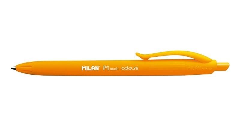 BOLIGRAFO MILAN P1 TOUCH COLOURS RETRACTIL 1 MM NARANJA