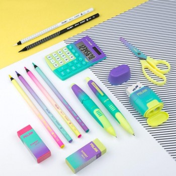 BOLIGRAFO MILAN COMPACT SUNSET RETRACTIL TINTA AZUL PUNTA 1 MM COLORES SURTIDOS