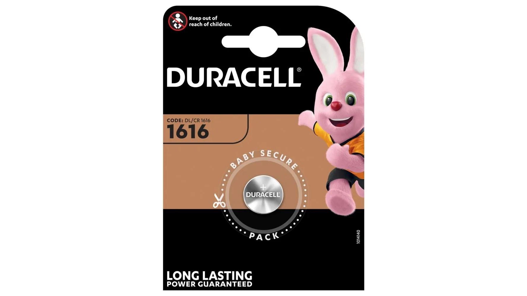 BLISTER 1 PILA DURACELL CR1616