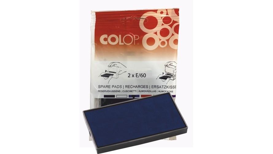 BLISTER 2 ALMOHADILLAS E/60 COLOP AZUL