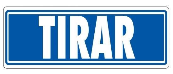 SEÑAL PVC 65 X 175 ARCHIVO 2000 "TIRAR"