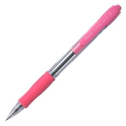BOLIGRAFO PILOT SUPERGRIP ROSA - TINTA AZUL