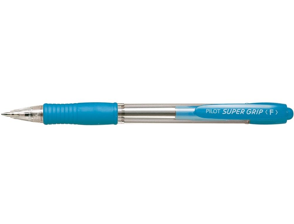 BOLIGRAFO PILOT SUPERGRIP CELESTE - TINTA AZUL