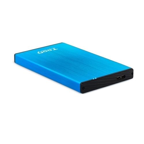 CARCASA ALUMINIO DE HDD / SSD TQE-2527BL - TOOQ - 2.5 - SATA3 - USB 3.0 - AZUL