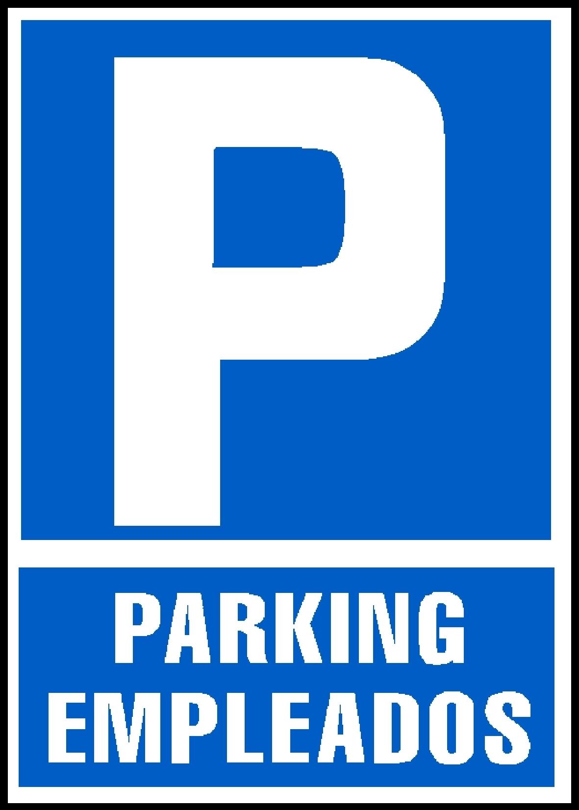 SEÑAL "PARKING MINUSVALIDOS" EN PVC A4 210 X 297 MM ARCHIVO 2000