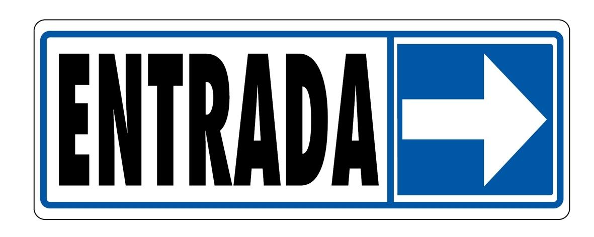 SEÑAL PVC 65 X 175 ARCHIVO 2000 "ENTRADA (DERECHA)"