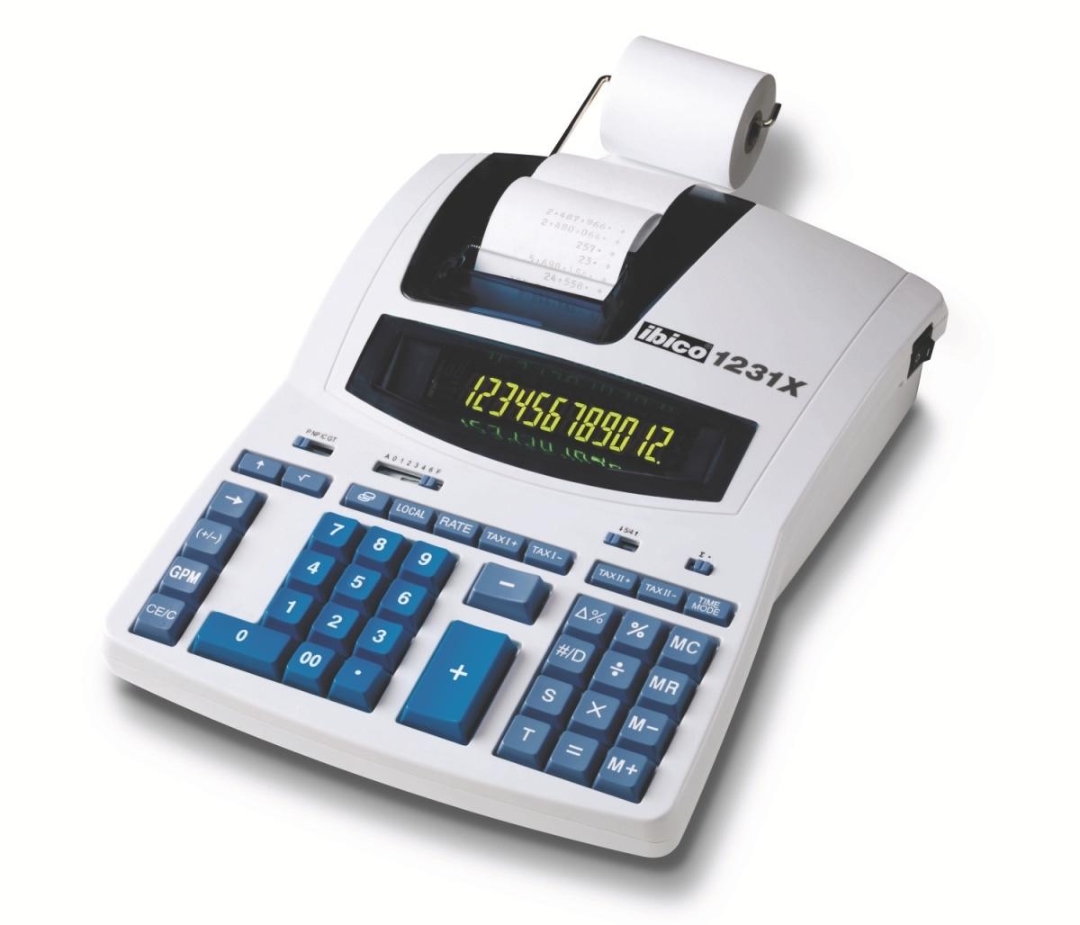 CALCULADORA CON IMPRESION IBICO 1231X PROFESIONAL