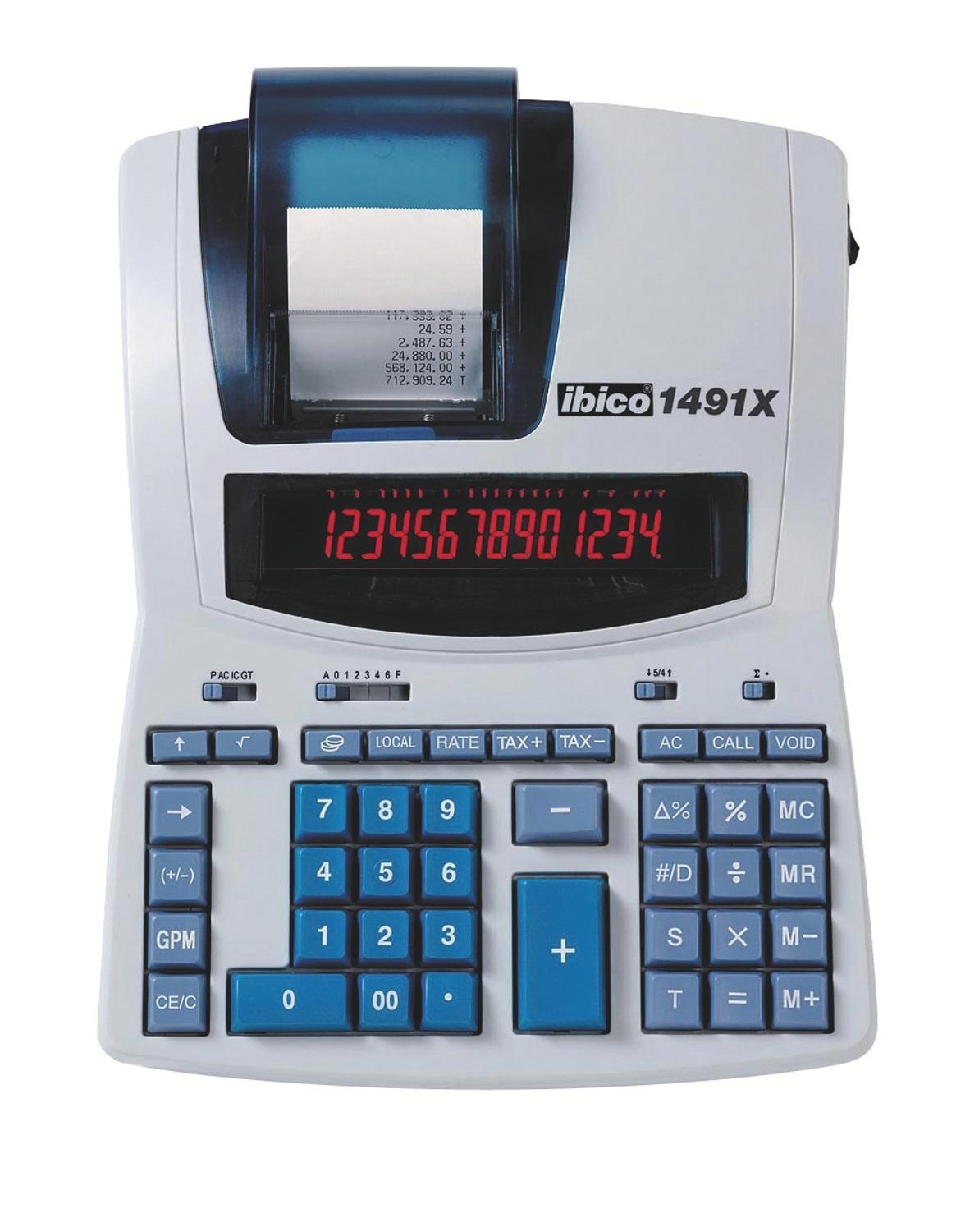 CALCULADORA CON IMPRESION TERMICA IBICO 1491X PROFESIONAL
