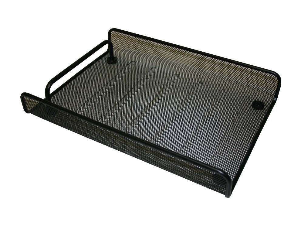 BANDEJA METALICA DE REJILLA NO APLILABLE BISMARK COLOR NEGRO