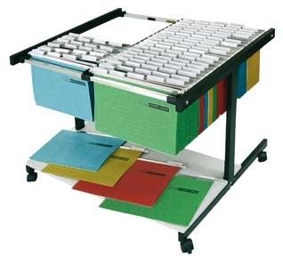 CARRITO DOBLE PARA CARPETAS COLGANTES A4 O FOLIO CINKO 2381200