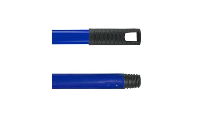 PALO DE ESCOBA O FREGONA METAL UNIVERSAL DE ROSCA 140 CM COLOR AZUL