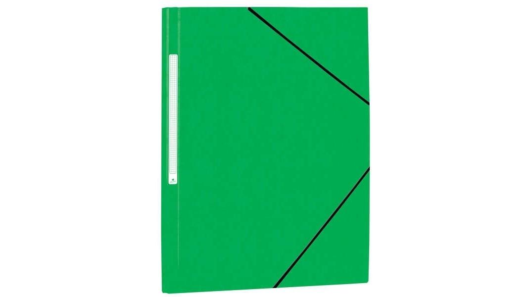 CARPETA GOMAS SOLAPAS CARTON SIMIL PRESPAN FOLIO MARIOLA COLOR VERDE