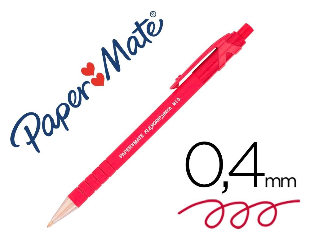 BOLIGRAFO FLEXGRIP RETRACTIL ROJO COD 21306