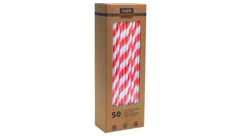 BOLSA 50 PAJITAS DE CARTON NUPIK 6MM