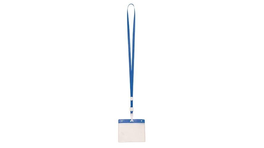 IDENTIFICADOR MAES LANYARD HORIZONTAL CON CORDON COLOR AZUL