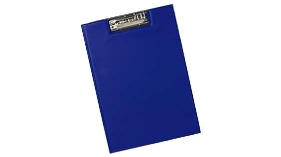 CARPETA MINICLIP SUPERIOR FOLIO CON TAPA Y ESCOTE DISPLAST COLOR AZUL
