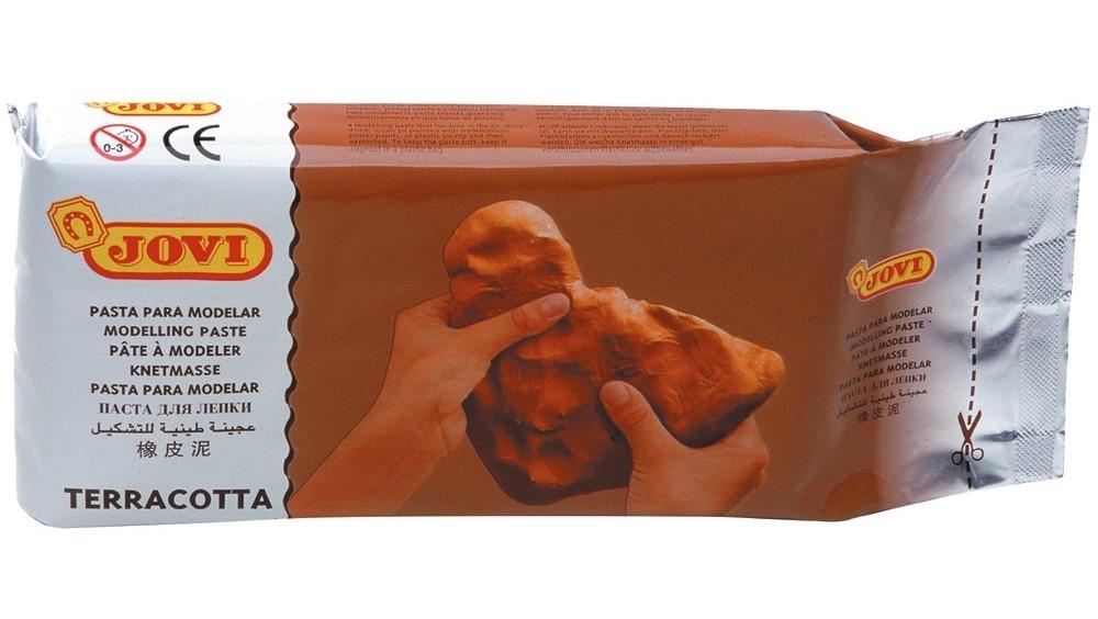 PASTA PARA MODELAR JOVI AIR DRY 1000GR COLOR TERRACOTA