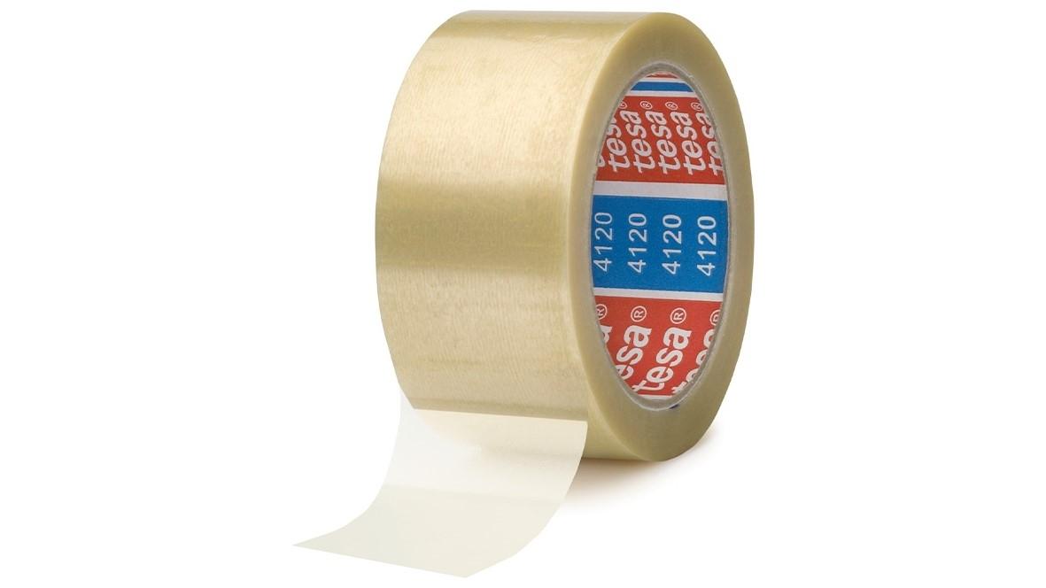 ROLLO PRECINTO TESA PVC STANDARD TRANSPARENTE 66 MT X 50 MM CINTA ADHESIVA PARA EMBALAJE