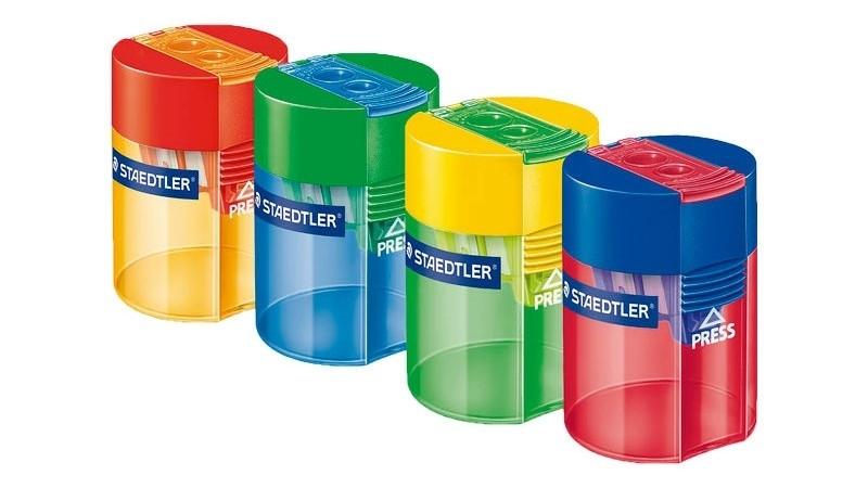 SACAPUNTAS DOBLE CON DEPOSITO TRANSPARENTE STAEDTLER