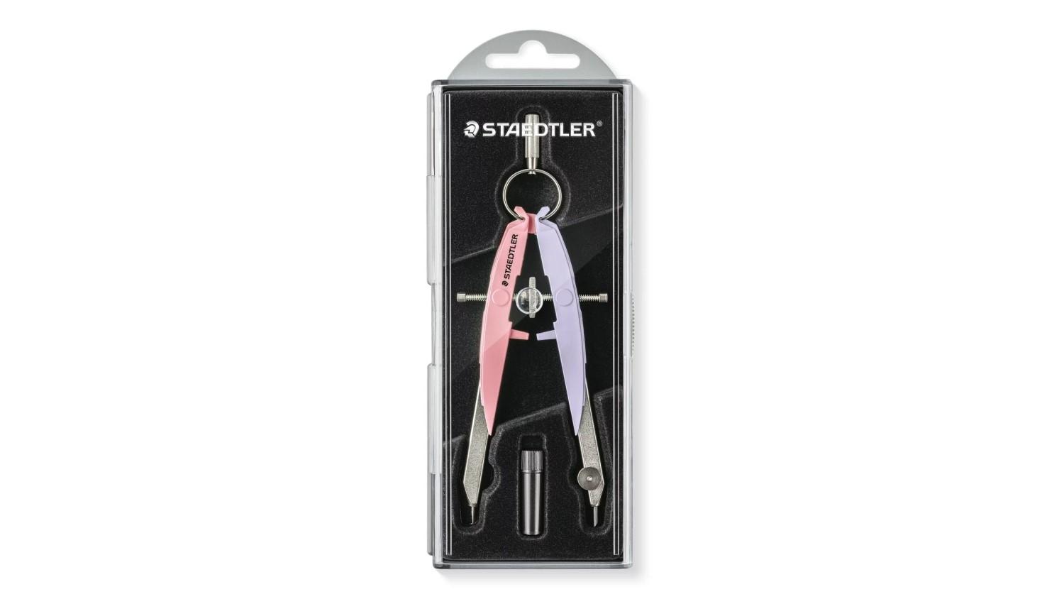 COMPAS MICROMETRICO STAEDTLER MARS 556 COLOR PASTEL ROSA Y VIOLETA