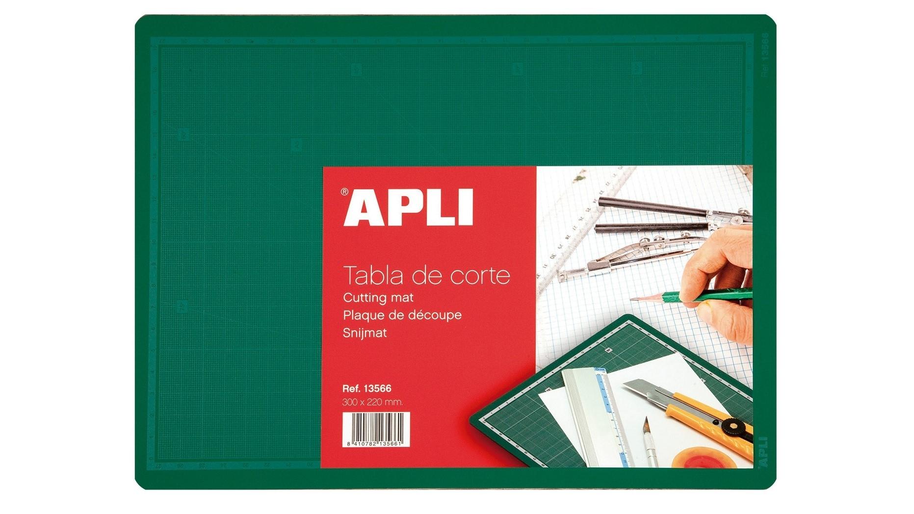 PLANCHA / TABLA PARA CORTE APLI TAMAÑO 300X220X2MM A-4 VERDE