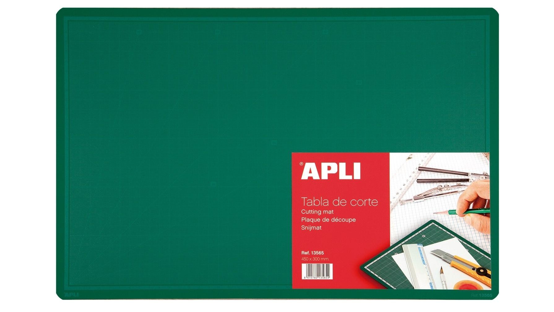 PLANCHA / TABLA PARA CORTE APLI TAMAÑO 450X300X2MM A-3 VERDE