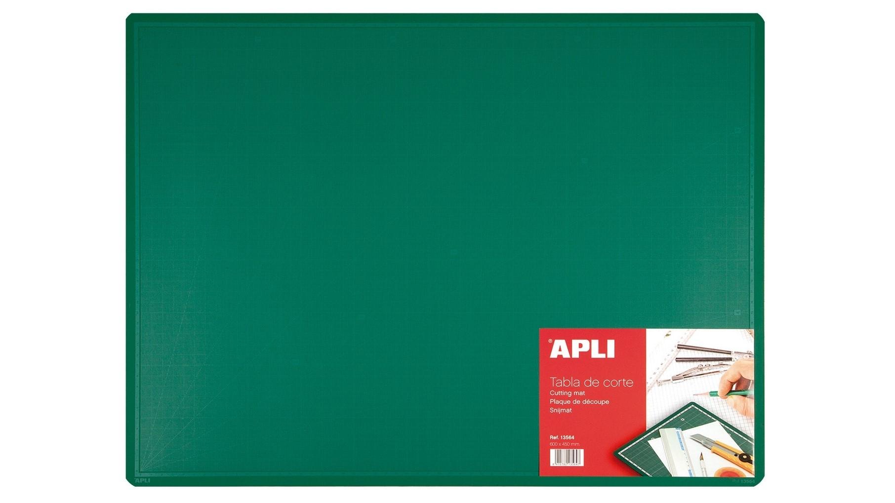 PLANCHA / TABLA PARA CORTE APLI TAMAÑO 600X450X2MM A-2 VERDE