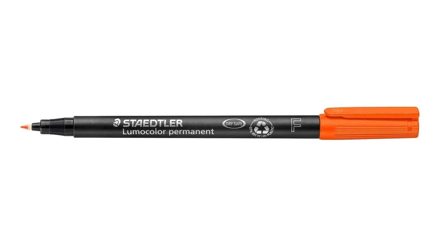 ROTULADOR STAEDTLER LUMOCOLOR PUNTA F 0,6 MM NARANJA 318-4
