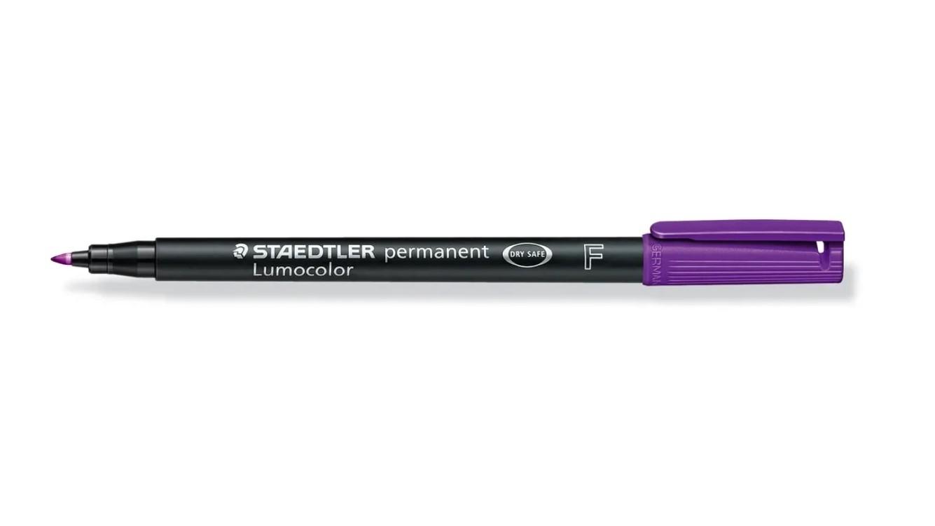 ROTULADOR STAEDTLER LUMOCOLOR PUNTA F 0,6 MM VIOLETA 318-6