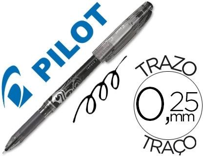BOLIGRAFO BORRABLE PILOT FRIXION POINT COLOR NEGRO