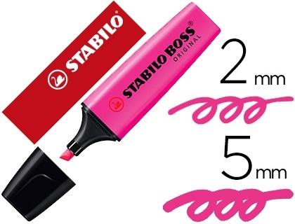 ROTULADOR FLUORESCENTE STABILO BOSS MAGENTA