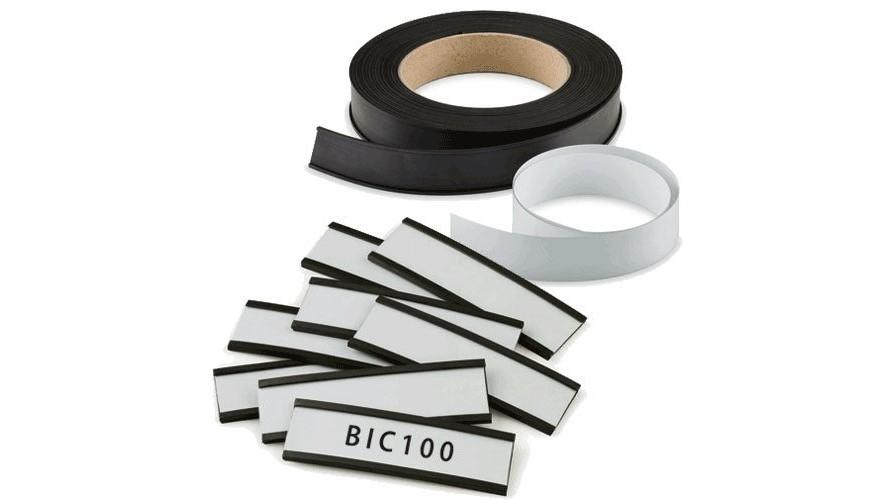 ROLLO PORTAETIQUETAS MAGNETICO 25MMX10M FAIBO