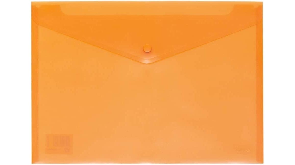 DOSSIER SOBRE BROCHE GRAFOPLAS ECOPLAS FOLIO POLIPROPILENO TRANSLUCIDO NARANJA