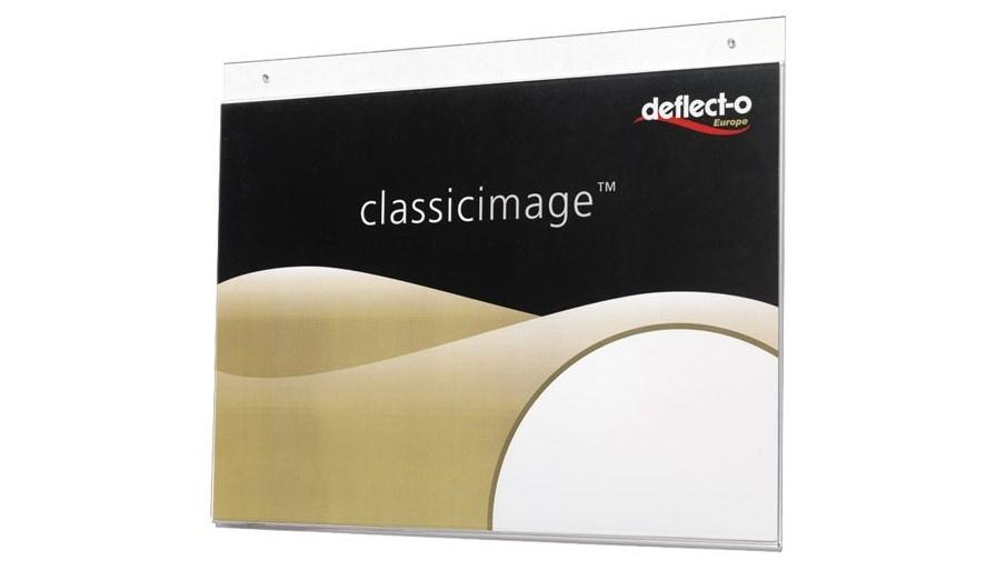EXPOSITOR DE PARED / MURAL A4 HORIZONTAL DEFLECTO 46901