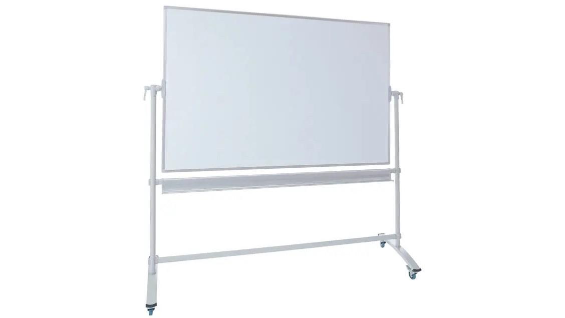 PIZARRA BLANCA VOLTEABLE 120X180 CM MAGNETICA AMBAS SUPERFICIES DE ESCRITURA DAHLE