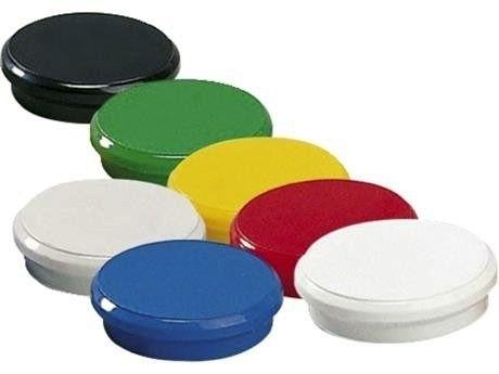 CAJA 10 IMANES PARA SUJECION DAHLE 38MM COLORES SURTIDOS