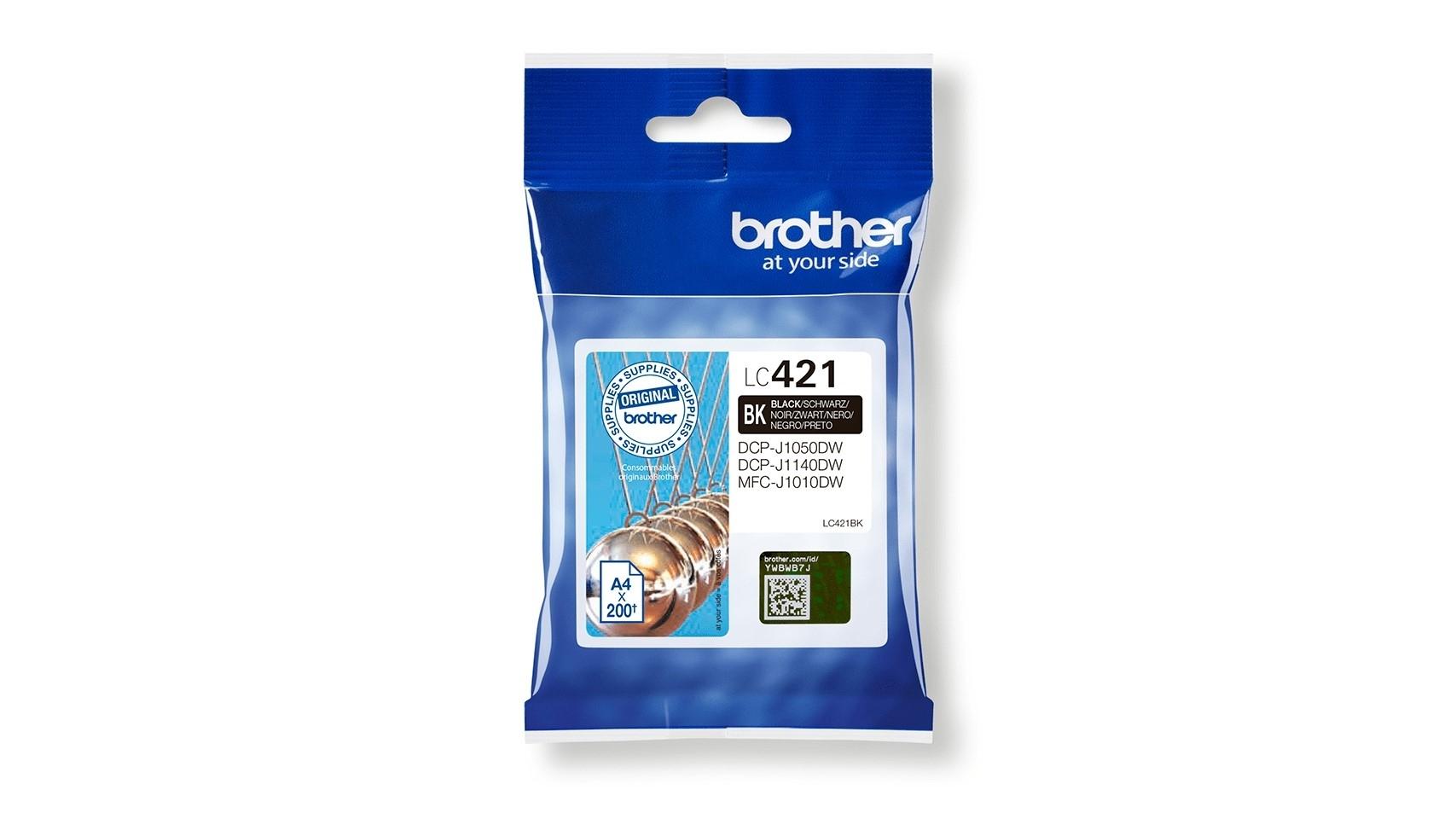 CARTUCHO BROTHER LC421BK NEGRO
