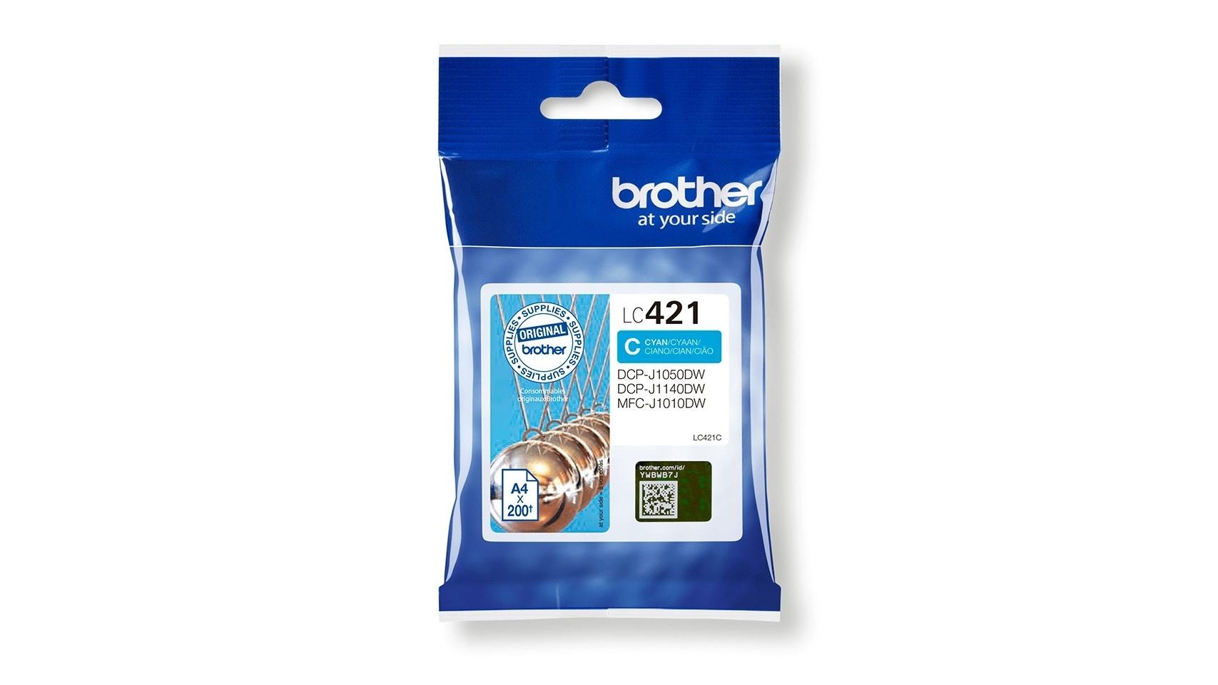 CARTUCHO BROTHER LC421C CYAN
