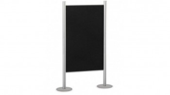 MAMPARA MODULAR FAIBO SIN SOPORTES - 2 CARAS DE CORCHO TAPIZADO COLOR NEGRO