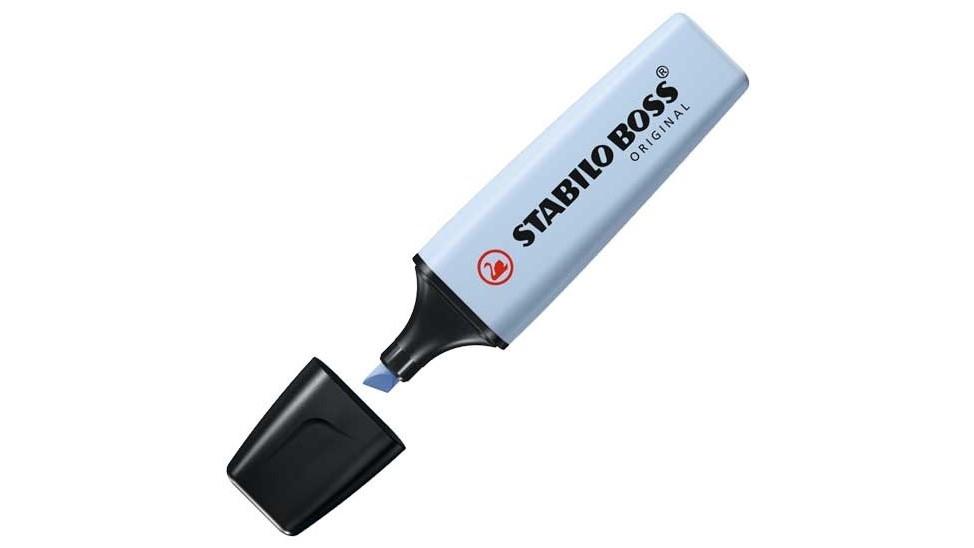 ROTULADOR STABILO BOSS PASTEL FLUORESCENTE 70 AZUL NUBLADO COD 156913