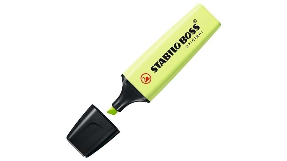 ROTULADOR STABILO BOSS PASTEL FLUORESCENTE 70 CHISPA DE LIMA COD 156911