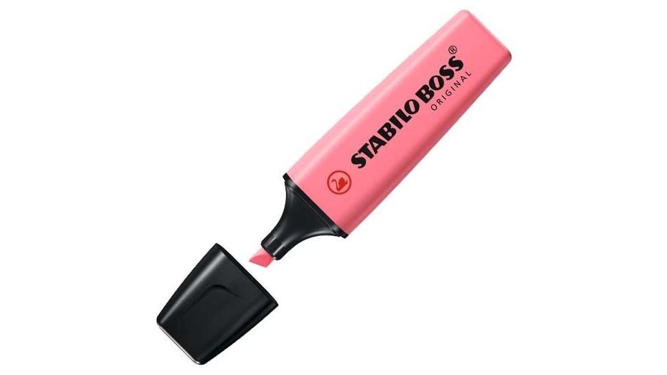 ROTULADOR STABILO BOSS PASTEL FLUORESCENTE 70 ROSA CEREZO EN FLOR COD 156912