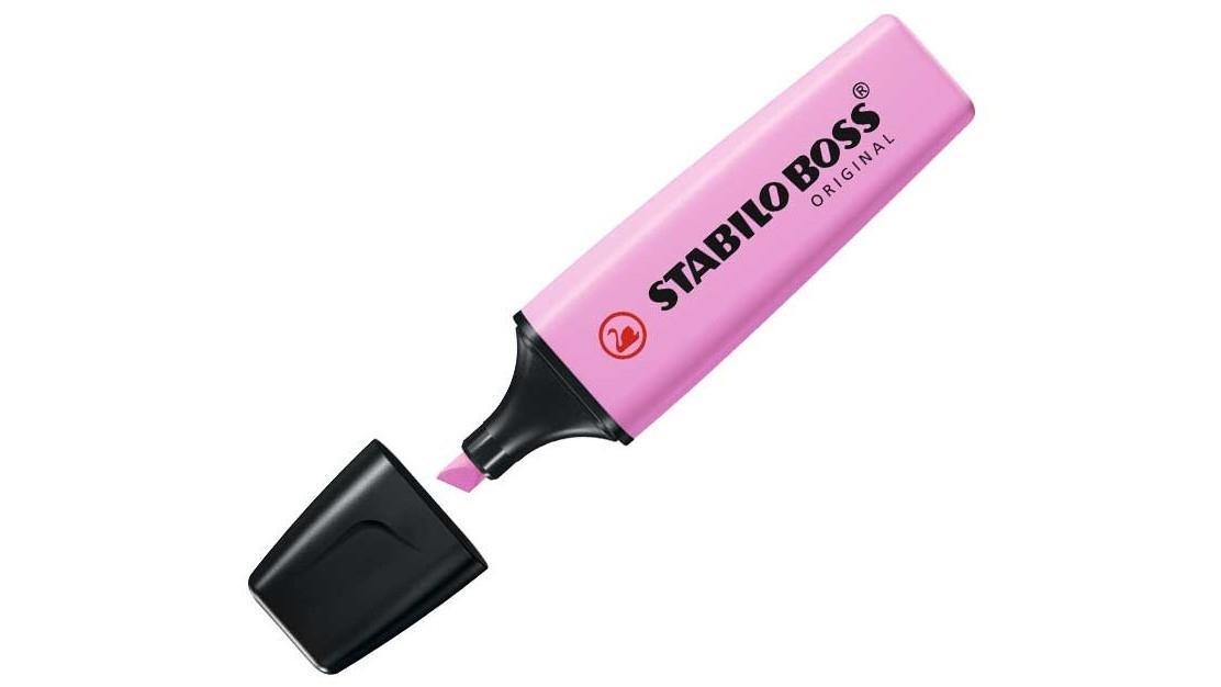 ROTULADOR STABILO BOSS PASTEL FLUORESCENTE 70 FUCSIA HELADO COD 161917