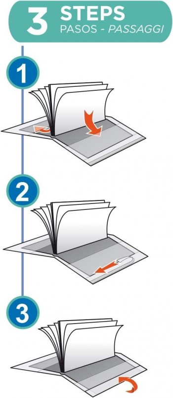 PACK 4+1 FORRALIBROS MP 30 X 53 CM CON SOLAPA AJUSTABLE ADHESIVA