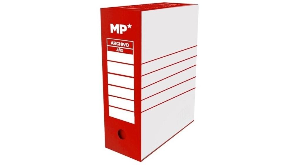 ARCHIVADOR DEFINITIVO TAMAÑO FOLIO MP COLOR ROJO