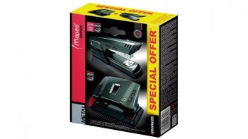 PACK GRAPADORA + TALADRO MAPED METAL ADVANCED COLOR GRIS OSCURO