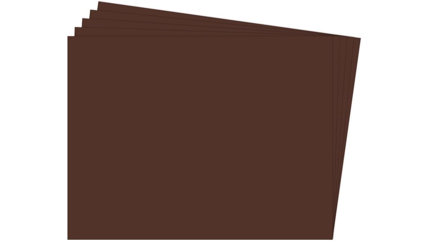 CARTULINA 50X65 180 GRS GRAFOPLAS COLOR MARRON CHOCOLATE