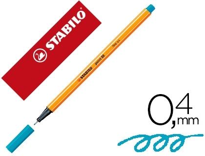 ROTULADOR STABILO PUNTA DE FIBRA POINT 88 AZUL CLARO 0,4 MM